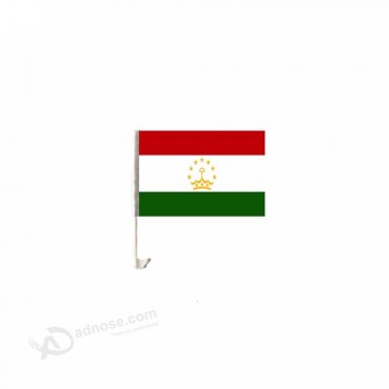 diseño personalizado serigrafía impresión a doble cara tayikistán Bandera de ventanas de coche