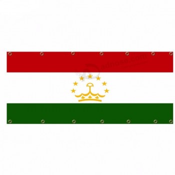 Tissu en nylon bon marché drapeau en maille du Tadjikistan