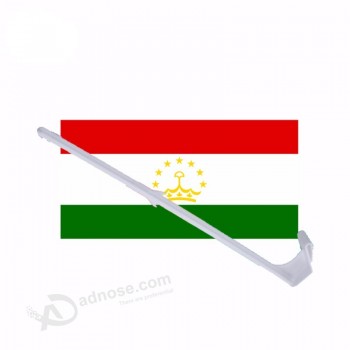 Bandera nacional personalizada de automóviles de Tayikistán banderas de la ventana del coche del país