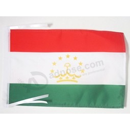 bandera de Tayikistán cordones de 18 '' x 12 '' - banderas pequeñas tayikas de 30 x 45 cm - pancarta de 18x12 pulgadas