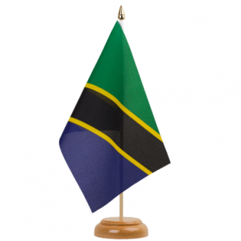 aangepaste nationale tafelvlag van tanzania country desk flags