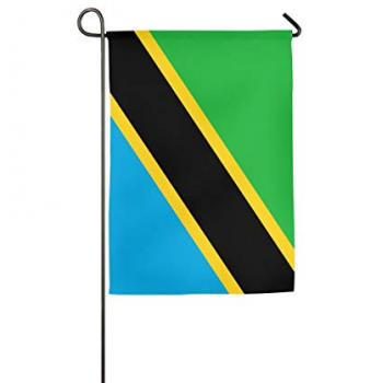 Drapeau national de jardin de pays Tanzanie Bannière de maison