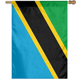 танзания национальный сад флаг дом двор декоративный танзания флаг