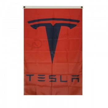Tesla Banner Flagge 3 x 5 Fuß Mann Höhle