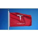 groothandel custom hoge kwaliteit tesla vlag met goedkope prijs