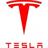 Tesla Logo Aufkleber Emblem Aufkleber Auto Stoßstange Vinyl Fenster Laptop Auto (3 Größen, 3 Farben)