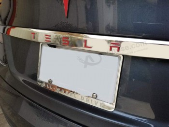 Autocollants de club créatifs Tesla Décalcomanie Modèle S / Modèle X Hayon Vinyle Autocollant Auto (Rouge mat, Modèle S)