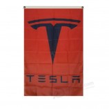 tesla vlag banner 3x5ft Man grot met hoge kwaliteit