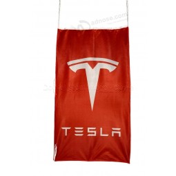 Tesla Motors RED Vertical Flag Banner 3 X 5 ft