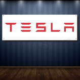 tesla 1 'X 3' garage banner, 13oz vinyl - gratis verzending dealer SX 3 NIEUW