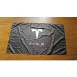 Bannière de drapeau de course automobile pour drapeau de course Tesla 3x5 FT