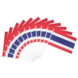 Cheap Custom Made Small Size Thailand Country Hand Flag