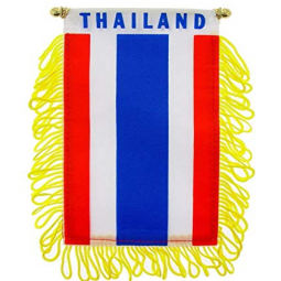 Hängende Quastenflagge heißen Verkaufsthailand-nationalen Autos