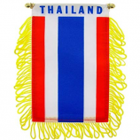 Горячий продавать таиланд национальный автомобиль висит кисточкой флаг