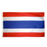 태국 국기 배너 태국 국기 폴리 에스터