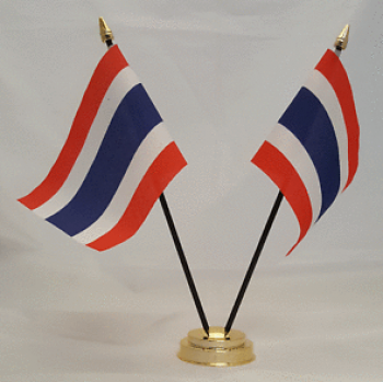 bureau klein formaat polyester thai thailand bureau tafel vlag