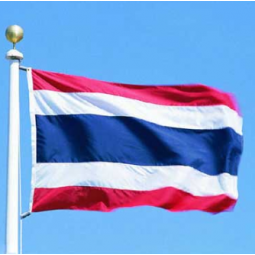 Heat sublimation polyester fabric national flag Thailand flag