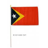 Китай поставщик на заказ высокое качество тимор лешти восток страны палка флаг 30 