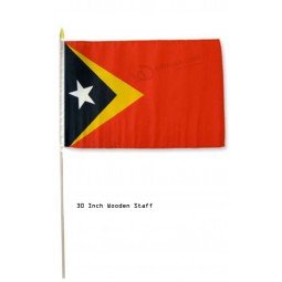 fornitore della cina personalizzato di alta qualità timor est bandiera est country stick 30 
