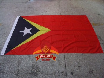 Oost-Timor nationale vlag met hoge kwaliteit