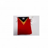 Stoter Drapeau Produits promotionnels Timor-Leste Pays Bunting Drapeau à corde Drapeau