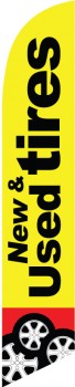 Drapeau de pneus neufs et usagés de haute qualité personnalisés. Réf. SFB-5509