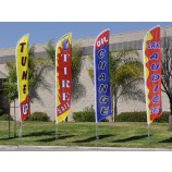 Vente en gros de pneus personnalisés de haute qualité drapeau