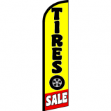 Vente de pneus (rouge et jaune) Windless Banner Flag