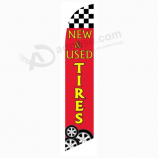Neue und gebrauchte Reifen swooper 12ft stock feather flag Kit mit Stange und Spike