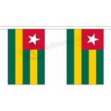 Togo String 30 Flag Polyester Material Bunting - 9m (30') Long