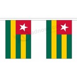 Togo String 30 drapeau en polyester Nid d’ange - 9m (30') de long