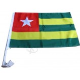 Bandeira de veículo automóvel de 12 x 18 no país togo para casa e desfiles, festa oficial, Todas as condições climáticas em ambientes externos