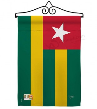 Togo Flaggen der Welt Nationalität Impressionen dekorative vertikale 13 