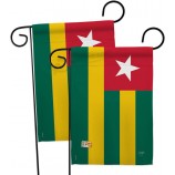togo vlaggen van De wereld nationaliteit indrukken decoratieve verticale 13 