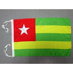 Togo Flagge 18 '' x 12 '' Schnüre - Togo kleine Flaggen 30 x 45cm - Banner 18x12 in