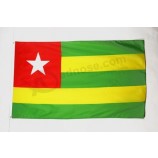 Togo vlag 3 'x 5' - Togolese vlaggen 90 x 150 cm - banner 3x5 ft