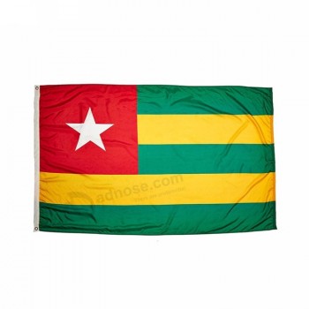 bandeira de país nacional togo personalizada