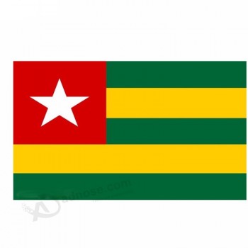 verschiedene Arten von leichten und handlichen coolen Zeichen Landesflaggen, Togo Flagge