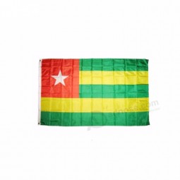 bandera personalizada de 90x150cm togo poliéster 3x5 pies bandera