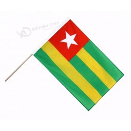 billige benutzerdefinierte Togo Hand wehende Flaggen