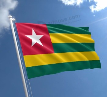 Alle landen markeren aangepaste decoratieve Togo nationale vlag