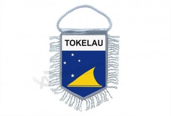 Mini banner bandera banderín espejo de la ventana coches bandera del país tokelau nueva zelanda