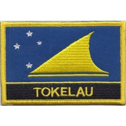 Geborduurde patch van Nieuw-Zeeland tokelau vlag - naai of strijk aan