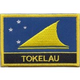 Geborduurde patch van Nieuw-Zeeland tokelau vlag - naai of strijk aan