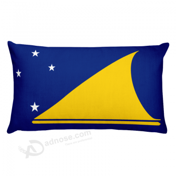bandeira de tokelau impressão allover almofada retangular