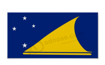 Affiche nationale du drapeau mondial des Tokelau de haute qualité
