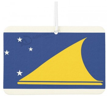 Désodorisant national drapeau mondial des Tokelau