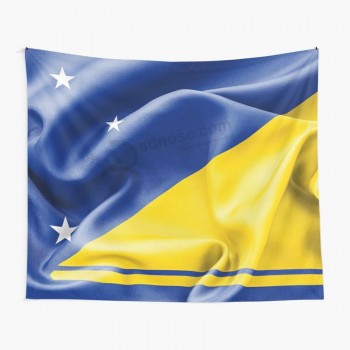Tapisserie murale drapeau de Tokelau de haute qualité