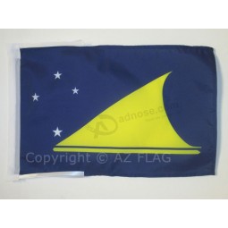 tokelau flagge 18 '' x 12 '' schnüre - neuseeland kleine fahnen 30 x 45cm - banner 18x1