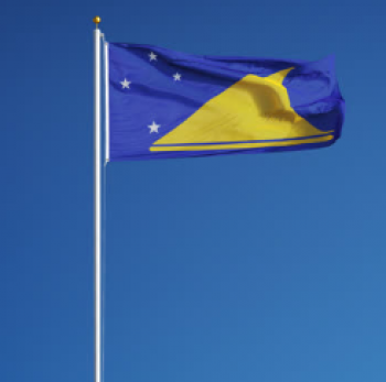 Heißer verkauf polyester flagge von tokelau insel flagge